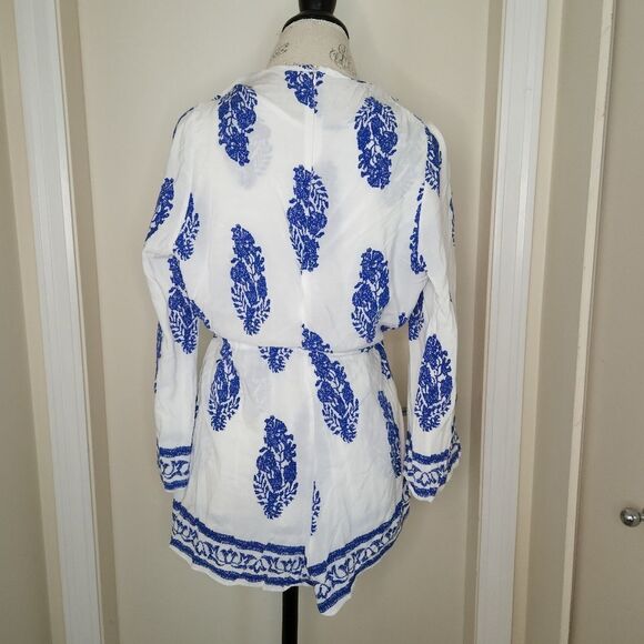 Greek Romper Onesie Swim Coverup - Picture 2 of 7